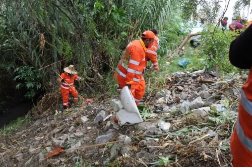 Organismo de Limpia continúa limpieza preventiva de ríos, barrancas y vasos reguladores
