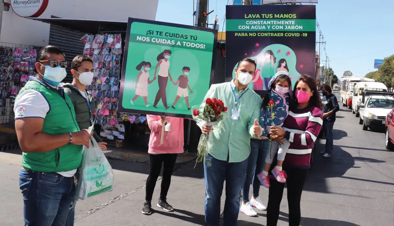 Verde Ecologista se cuelga de la pandemia por Covid y hace “campaña” en Puebla