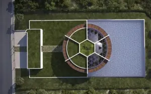 Próxima casa de Messi será en forma de una cancha y en medio un balón