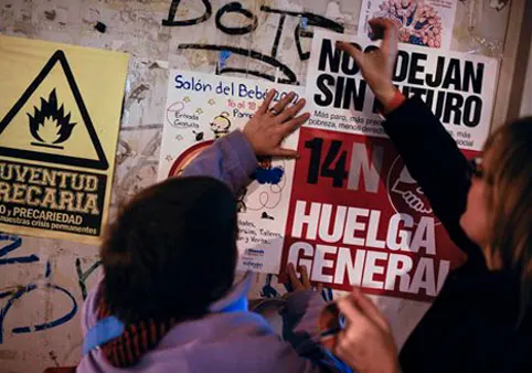 Empieza segunda huelga en España por crisis económica