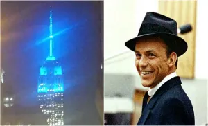 El Empire State se tiñe de azul en homenaje a Frank Sinatra