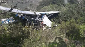 Se desploma avioneta cerca de Tehuacán
