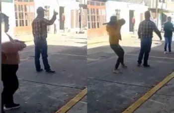 Por exigir cuentas a escuela de Texmelucan, padre de familia recibe golpe en la cabeza con un bate