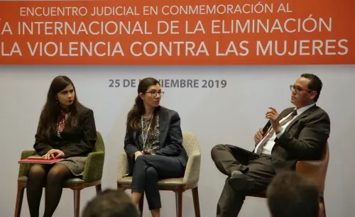 Realizan Encuentro Judicial en conmemoración al Día Internacional de la Eliminación de la Violencia