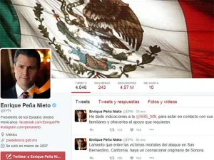 Lamenta Peña muerte de mexicano en ataque de San Bernardino