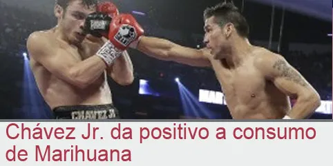 Chávez Jr. da positivo a consumo de Marihuana, puede perder su licencia de boxeador
