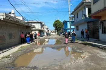 Ayuntamiento de Puebla construirá un colector pluvial en la colonia Nuevo Paraíso