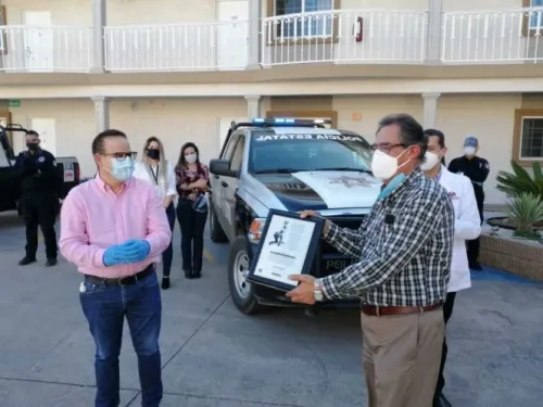 Ganan policías estatales batalla contra el Covid-19 en Sonora