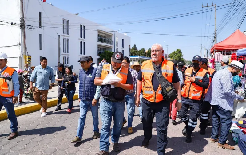 Supervisión tianguis de Lázaro Cárdenas