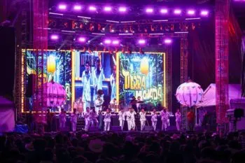 Banda Tierra Mojada lleva ritmo de carnaval a la Gran Feria de Cholula