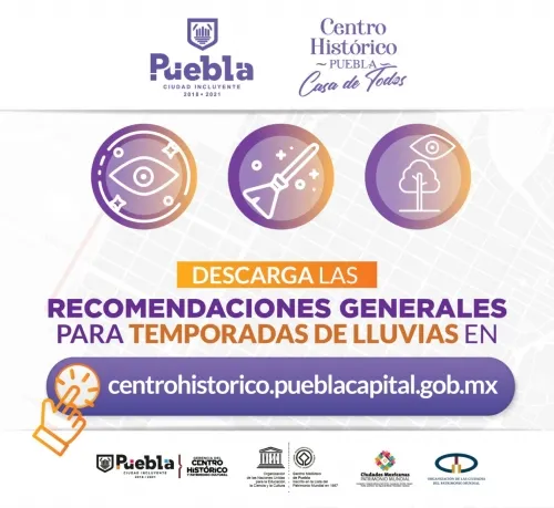 Gerencia del Centro Histórico asesora a propietarios de inmuebles para evitar riesgos por lluvias