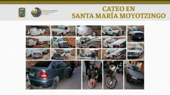 Fiscalía Puebla aseguró 15 pipas de gas y droga en cateo de Texmelucan