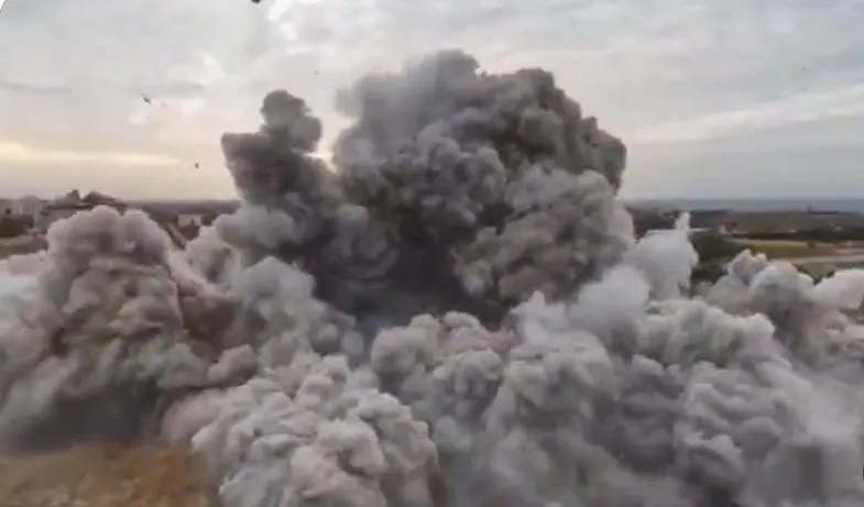Bombardeos en Gaza