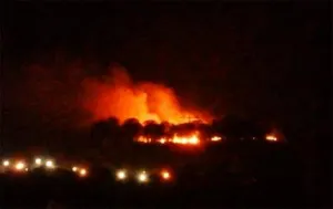 Incendio consume parte del Cerro Zapotecas