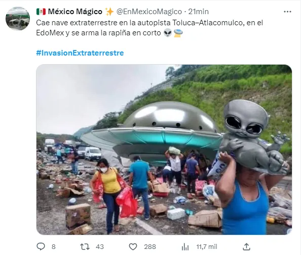 Memes invasión extraterrestre