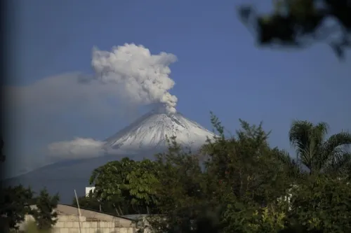 Lluvias y volcán Popocatépetl mantienen en alerta al Ejército Mexicano