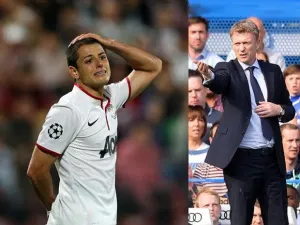 Le hacen el feo al Chicharito en el Manchester