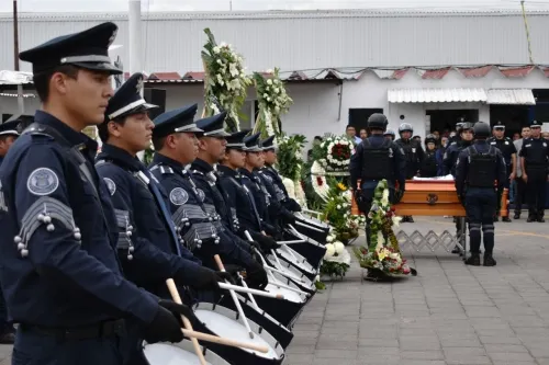 SSPTM rinde homenaje póstumo a policía abatido en tiroteo en San José Los Cerritos