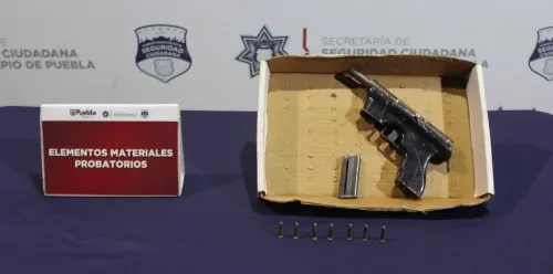 Ubicó y detuvo policía municipal de puebla a menor de edad presuntamente dedicado al robo a negocio