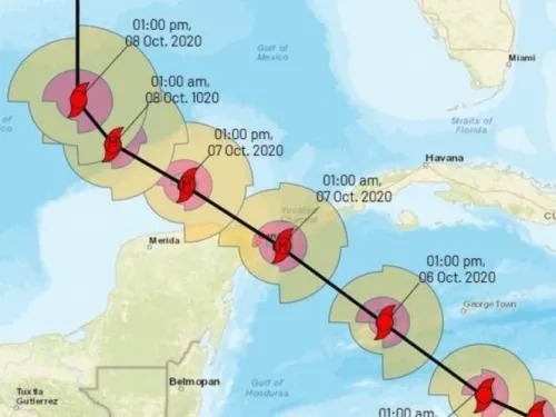 ‘Delta’ se convierte en huracán; península de Yucatán en alerta