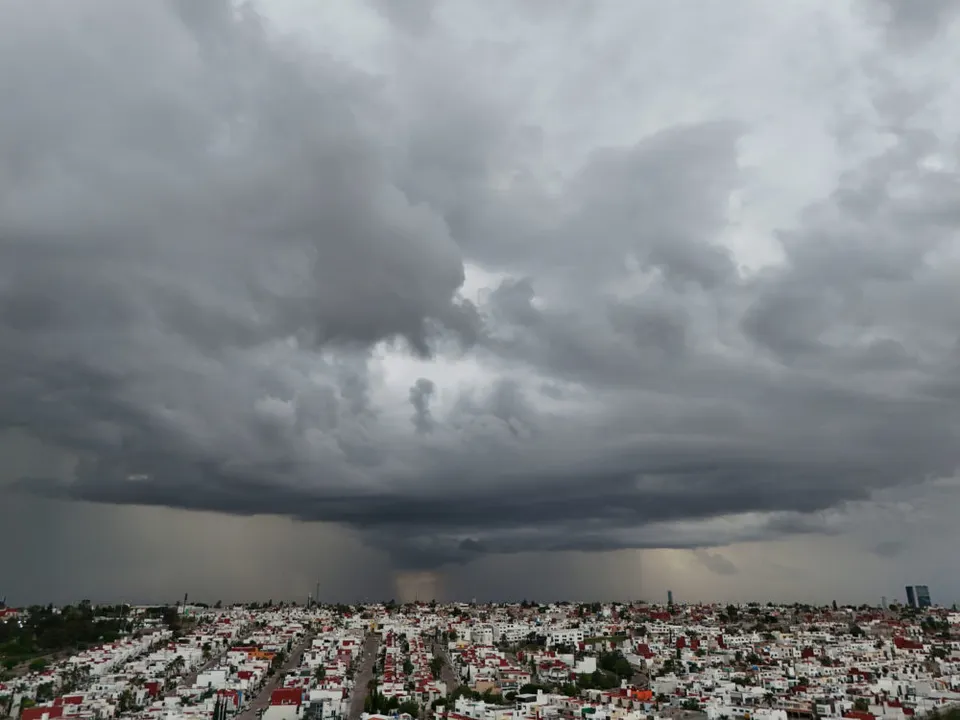 Nubes sobre Puebla