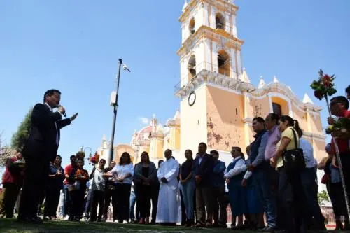 Impulsa gobierno de Cholula reconstrucción de templos afectados por el sismo