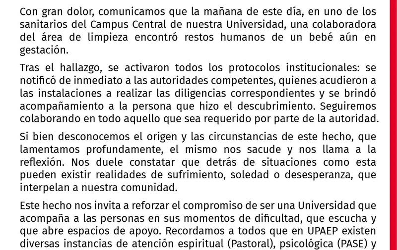Encuentran feto humano en instalaciones de la UPAEP; autoridades ya investigan