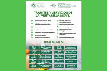 Gobierno de Texmelucan implementa Ventanilla Móvil de Desarrollo Urbano y Medio Ambiente