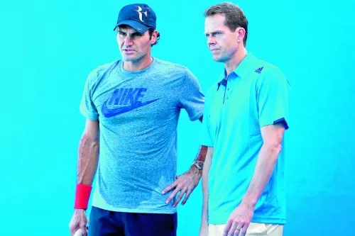 Roger Federer, feliz de jugar en la arcilla del Masters de Madrid