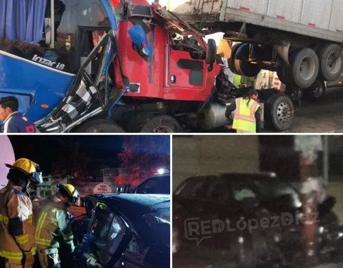 Viernes accidentado: va una veintena de lesionados