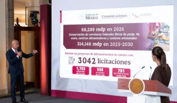 Gobierno federal anuncia inversión de 70 mil mdp para conservación de carreteras