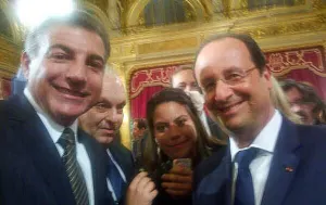Tony Gali y presidente de Francia definen agenda común