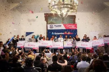 Puebla ya cuenta con 70 estancias infantiles afiliadas al programa para apoyar a 900 familias en el cuidado de sus hijos