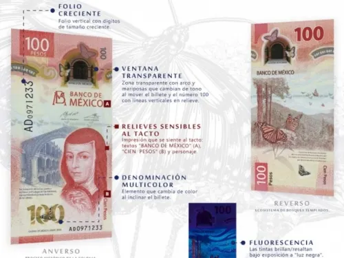 Así luce el nuevo billete de 100 pesos con Sor Juana Inés de la Cruz