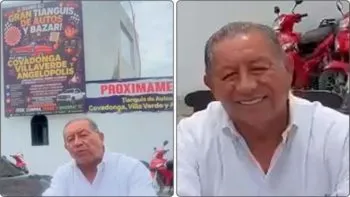 Carlos Talavera está atrás del tianguis de autos que se abrirá en las tierras invadidas de La Covadonga