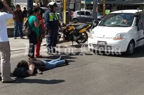 Atropellan a mujer en Circuito Juan Pablo II