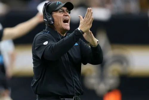 Ron Rivera es despedido como head coach de Panthers