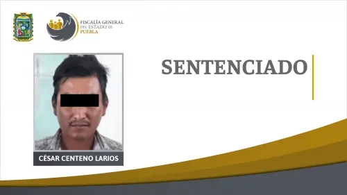 Sentencia de 20 años de prisión contra responsable de homicidio