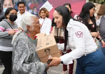 Continúa gobierno estatal entrega de producto lácteo en la capital: Bienestar