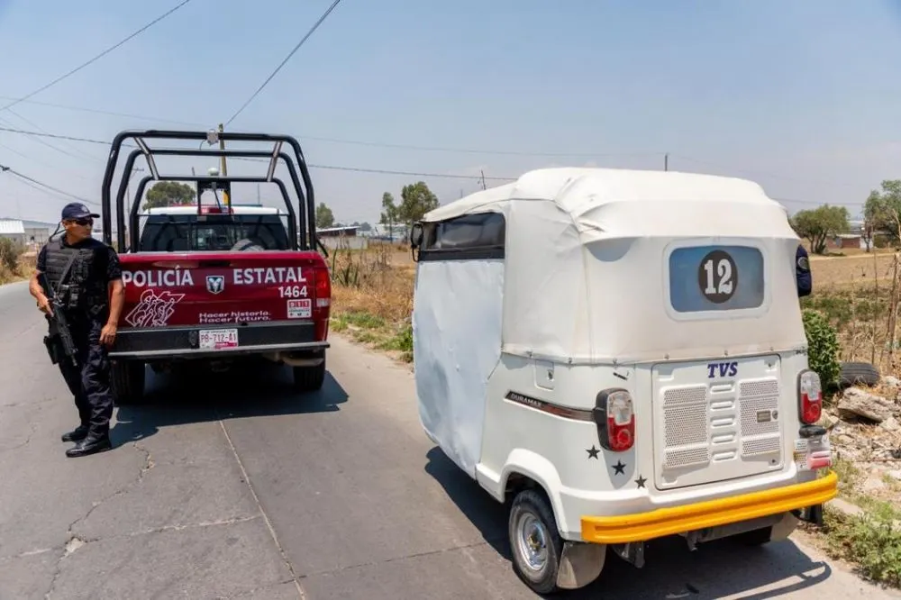 Mediante operativo conjunto, SMT y SSP retiran mototaxis en Cuautlancingo