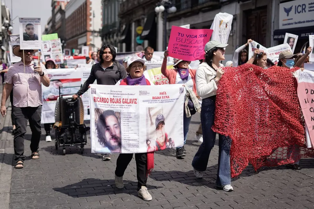 Marcha Madres Buscadoras Colectivo Voz Desaparecidos