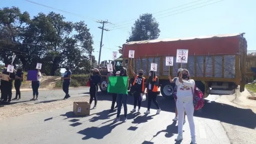 Familiares piden justicia por el feminicidio de Nancy Liliana y el asesinato de su hijo