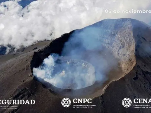 VIDEO: Se forma domo 85 en el Popocatépetl y así se ve