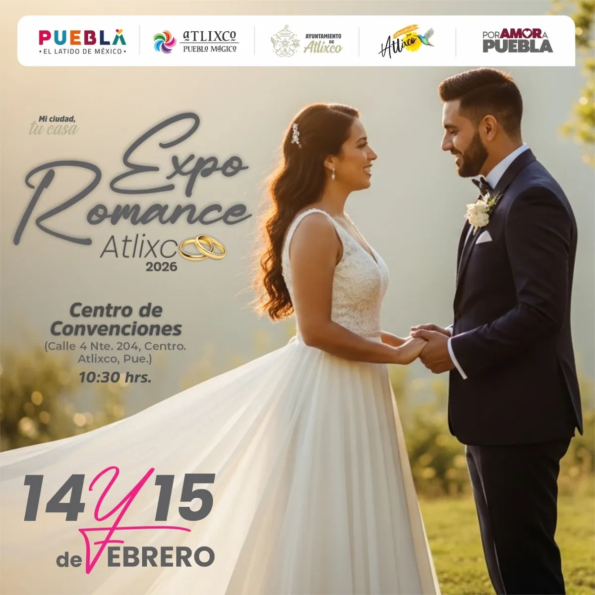 Atlixco alista Expo Romance 2026 por el Día del Amor y la Amistad