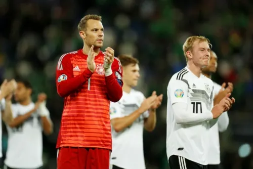 Alemania enmienda el camino y vence 2-0 a Irlanda del Norte