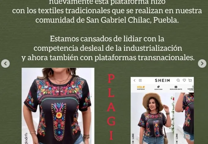 Blusas plagiadas por Shein