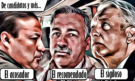De candidatos recomendados y acosadores con denuncias penales