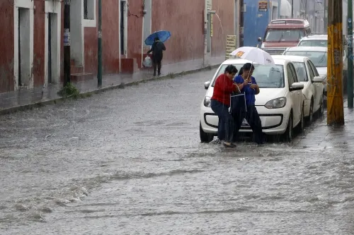 Lluvias y posible caída de granizo podrían presentarse en la entidad