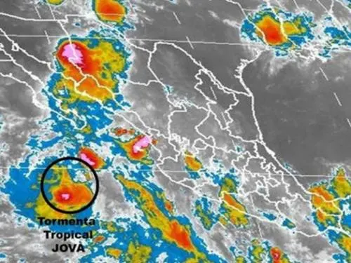‘Franklin’ se transforma en tormenta ‘Jova’ y se aleja por BC