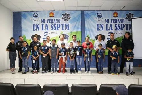 Gobierno municipal de San Andrés Cholula clausura “Mi Verano en la SSPYTM 2018”